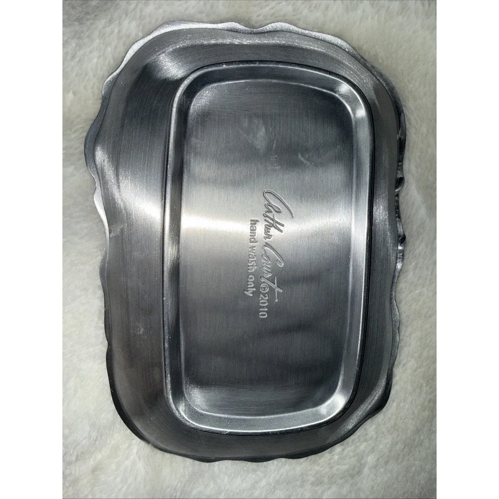 Arthur Court 2010 Grape Catch-All Aluminum Coupe Tray 9.5